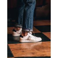 SPARK GANG - NAPPA/CHEVRON - WHITE/NAVY