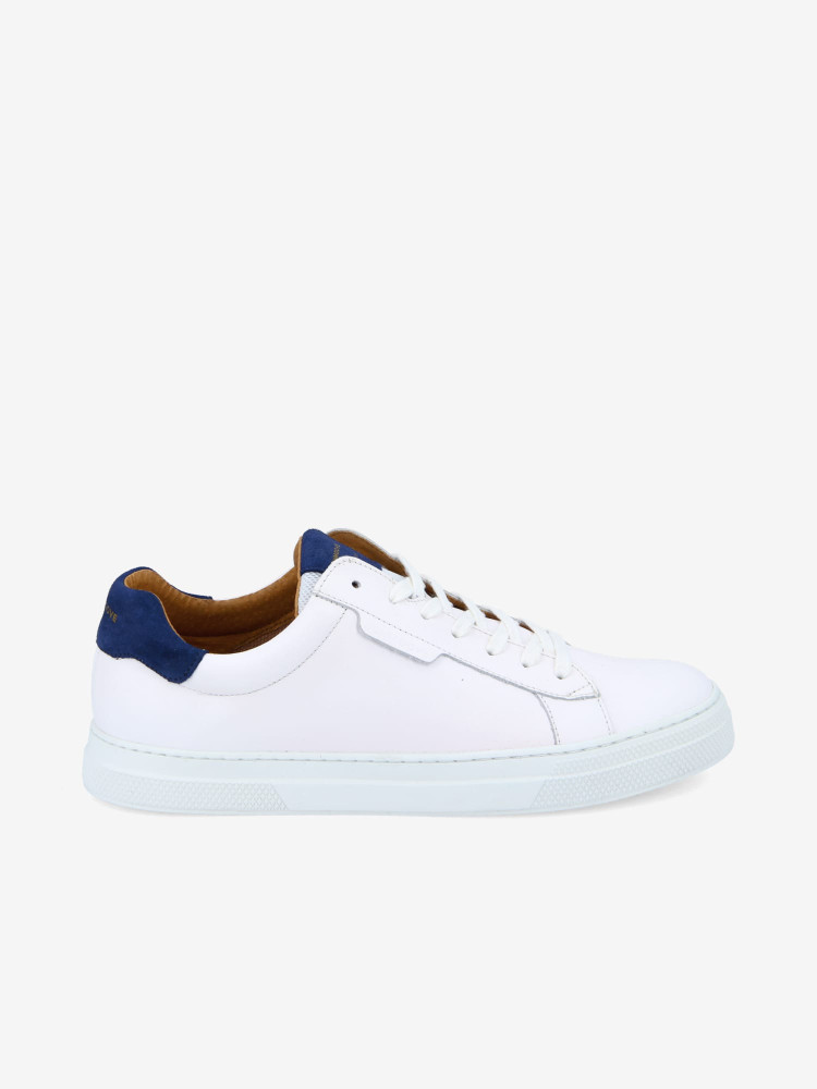 Spark Clay - Nappa/Suede - White/Blue