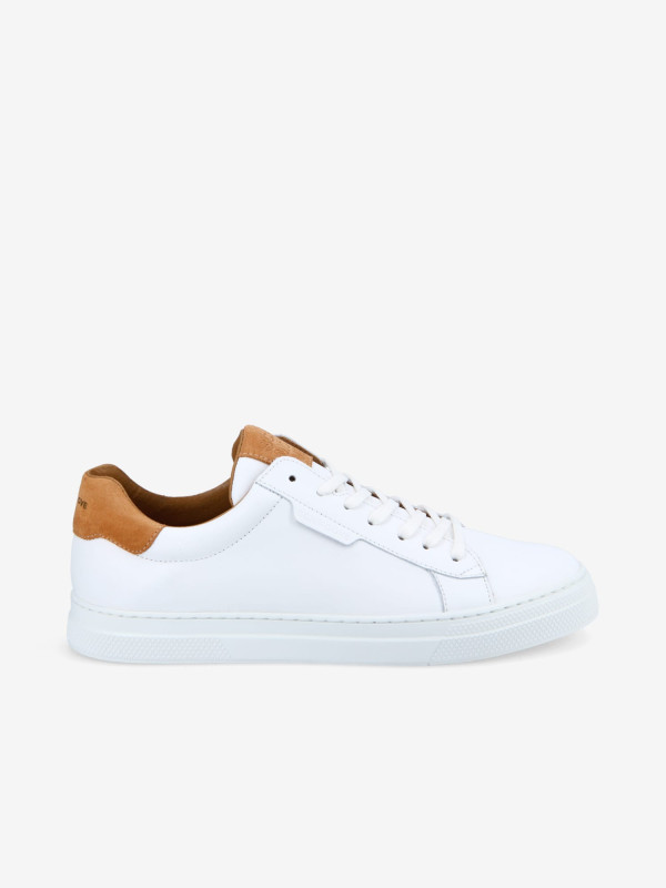 SPARK CLAY - NAPPA/SUEDE - WHITE/ABRICOT