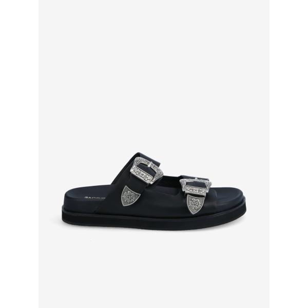 LUCIA BUCKLE W - BABY CALF - BLACK