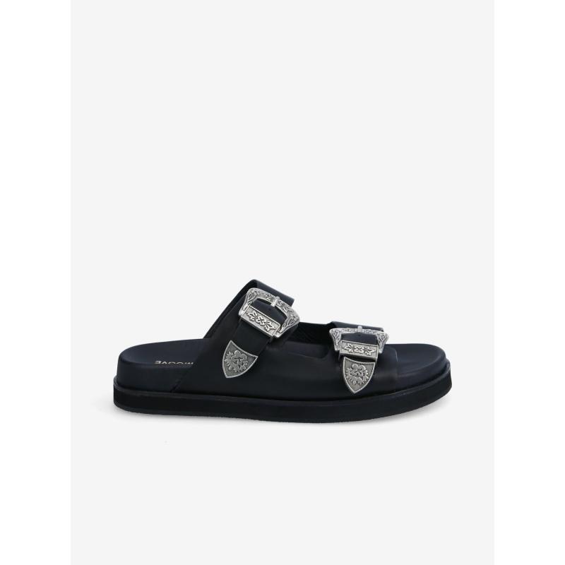 LUCIA BUCKLE W - BABY CALF - BLACK
