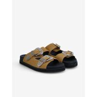 LUCIA BUCKLE W - COWSUEDE - CAMEL