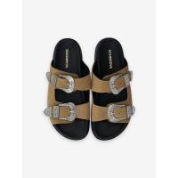 LUCIA BUCKLE W - COWSUEDE - CAMEL