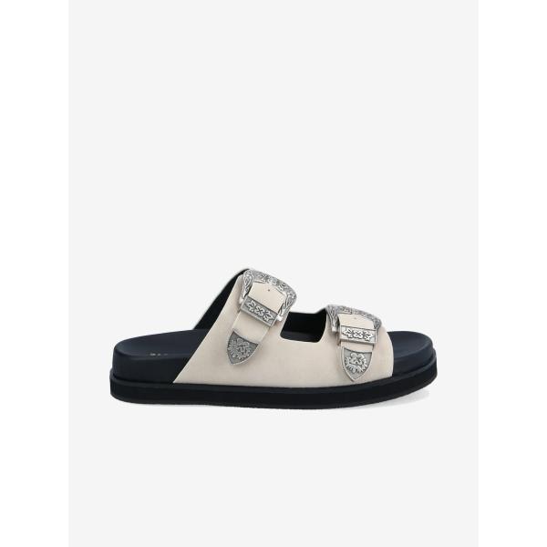 LUCIA BUCKLE W - COWSUEDE - FROST