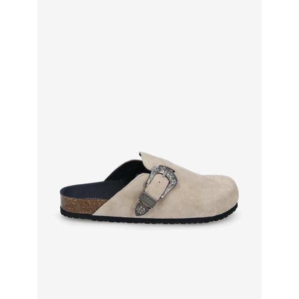 PALOMA SABOT W - COWSUEDE - FROST