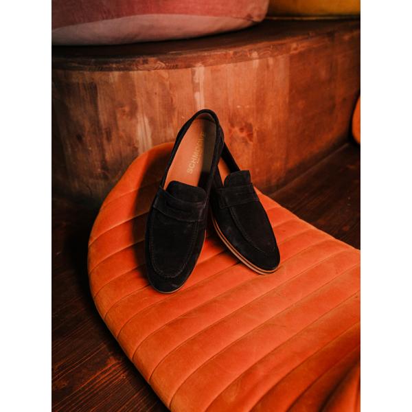SMART MOC - COWSUEDE - AZUL