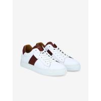 SPARK GANG - NAPPA/SUEDE - WHITE/BORDO **WM