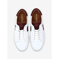 SPARK GANG - NAPPA/SUEDE - WHITE/BORDO **WM