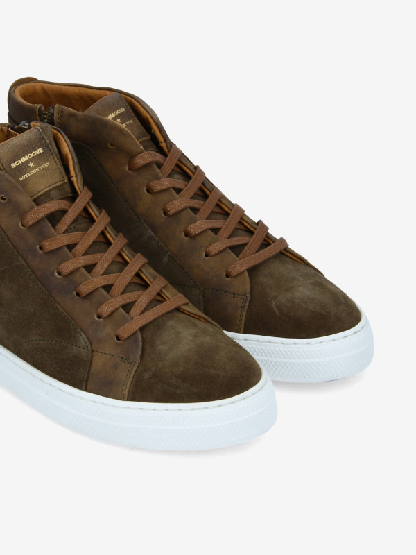 SPARK MID ZIP - SUEDE/BRONX - ARMY/TABAC