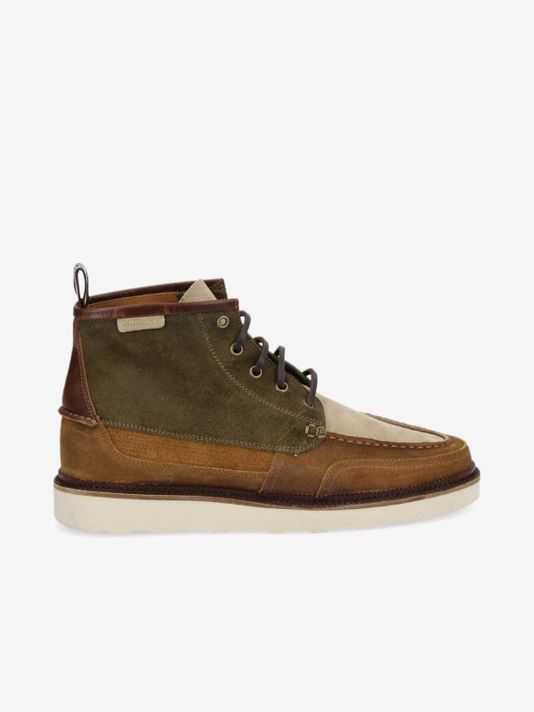 DOCK MID - OIL SUEDE - ARMY/CHESTNUT