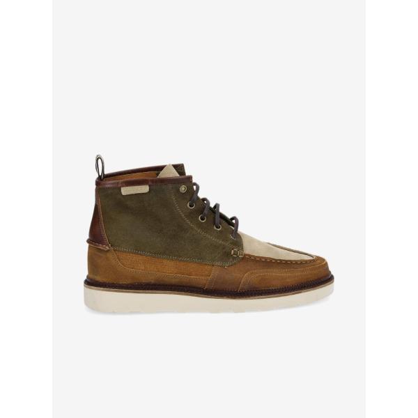 DOCK MID - OIL SUEDE - ARMY/CHESTNUT