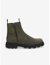 LONDON ZIP BOOTS - OIL SUEDE - OLIVE