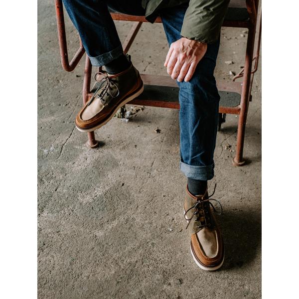 DOCK MID - OIL SUEDE - ARMY/CHESTNUT