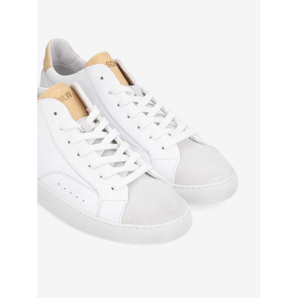 CLEAR SNEAKER - SUEDE/NAPPA/NAP - GELO/WHITE/BUTTER