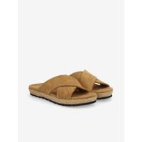 CROSS SANDALE - SUEDE - TAN