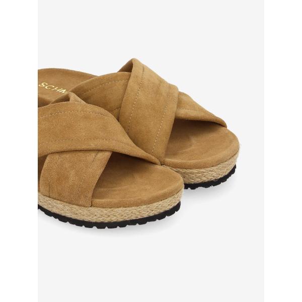 CROSS SANDALE - SUEDE - TAN