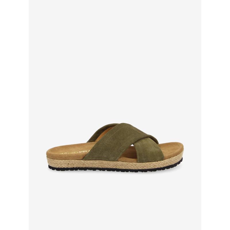 CROSS SANDALE - SUEDE - FORET