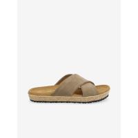 CROSS SANDALE - SUEDE - TABAC