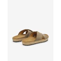 CROSS SANDALE - SUEDE - TABAC