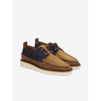 DOCK BOAT - SUEDE/SUEDE - AZUL/FANGO