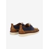 DOCK BOAT - SUEDE/SUEDE - AZUL/FANGO