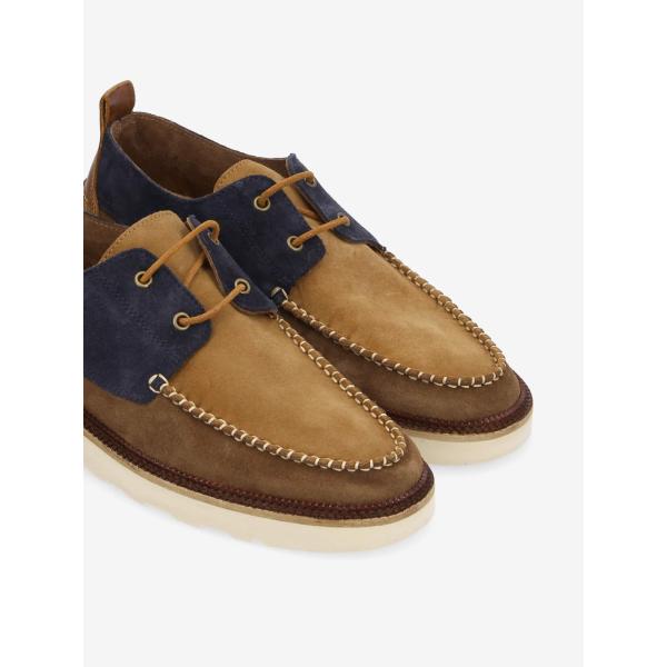 DOCK BOAT - SUEDE/SUEDE - AZUL/FANGO