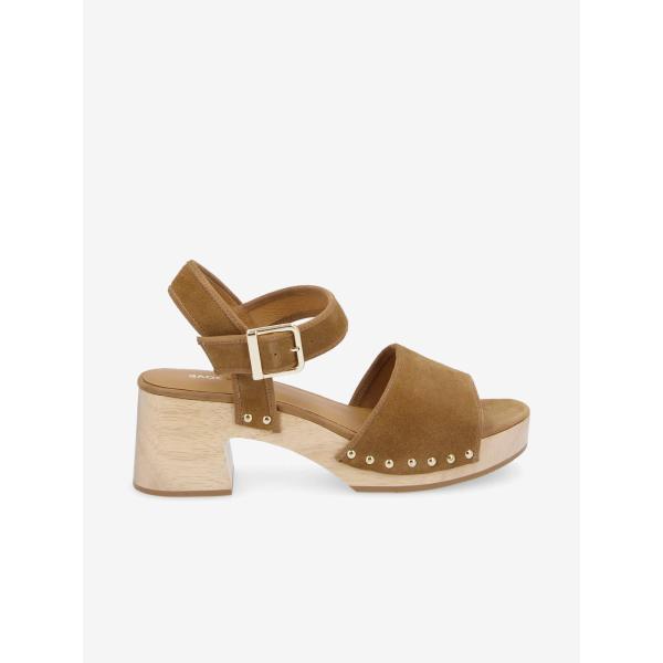 MINGO SANDALE W - COWSUEDE - TAN