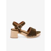 MINGO SANDALE W - KID SUEDE/HINA - OLIVE/TAN