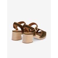 MINGO SANDALE W - KID SUEDE/HINA - OLIVE/TAN