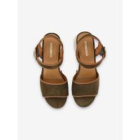 MINGO SANDALE W - KID SUEDE/HINA - OLIVE/TAN