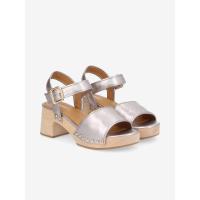 MINGO SANDALE W - METAL GRAIN - CHAMPAGNE