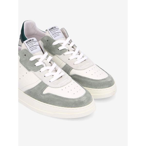ORDER SNEAKER - GR.NAPPA/NAPPA - EXTRA WHITE/GREEN