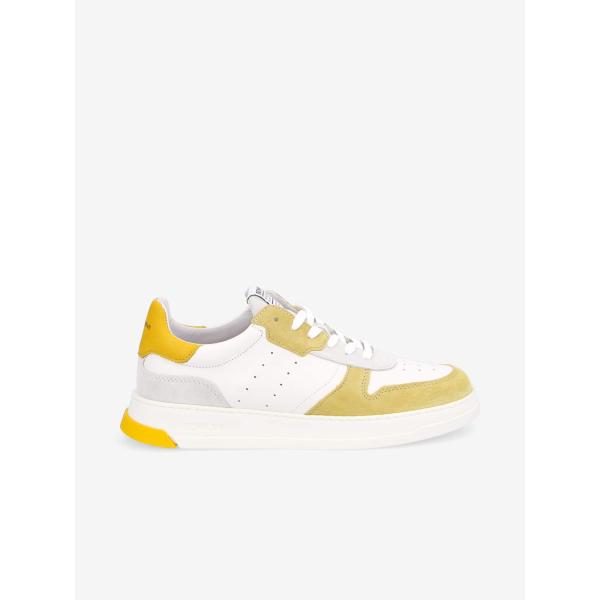 ORDER SNEAKER - GR.NAPPA/NAPPA - EXTRA WHITE/YELLOW
