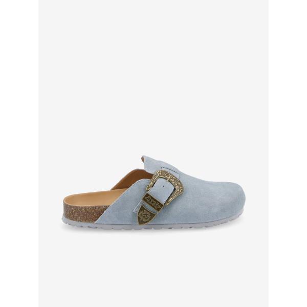 PALOMA SABOT W - COWSUEDE - CELESTE