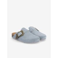 PALOMA SABOT W - COWSUEDE - CELESTE