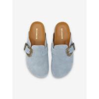 PALOMA SABOT W - COWSUEDE - CELESTE