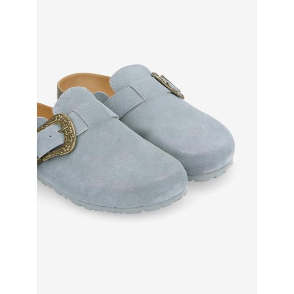 PALOMA SABOT W - COWSUEDE - CELESTE