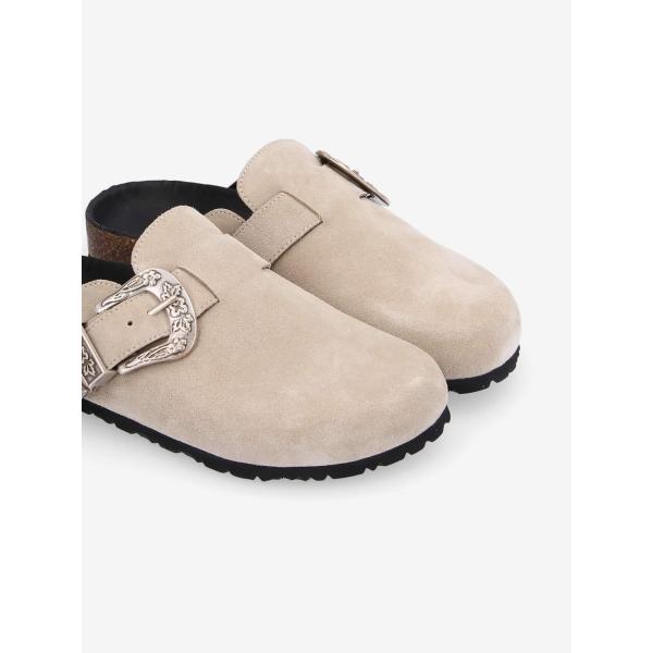 PALOMA SABOT W - COWSUEDE - NUDE