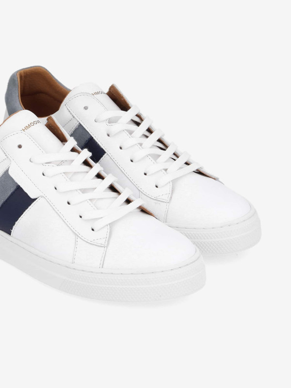 SPARK GANG - NAPPA/SUEDE/NAP - WHITE/ICE/NAVY