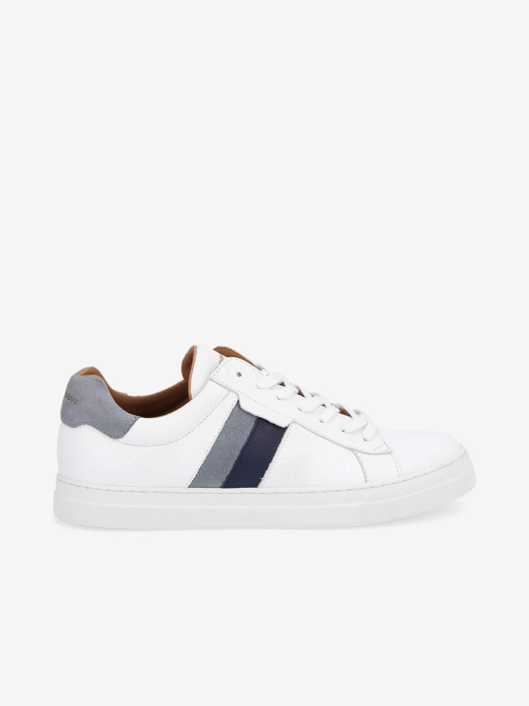 SPARK GANG - NAPPA/SUEDE/NAP - WHITE/ICE/NAVY