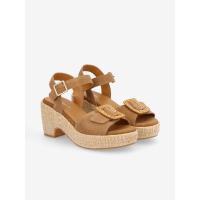 TIHANA BUCKLE W - COWSUEDE - NUTS