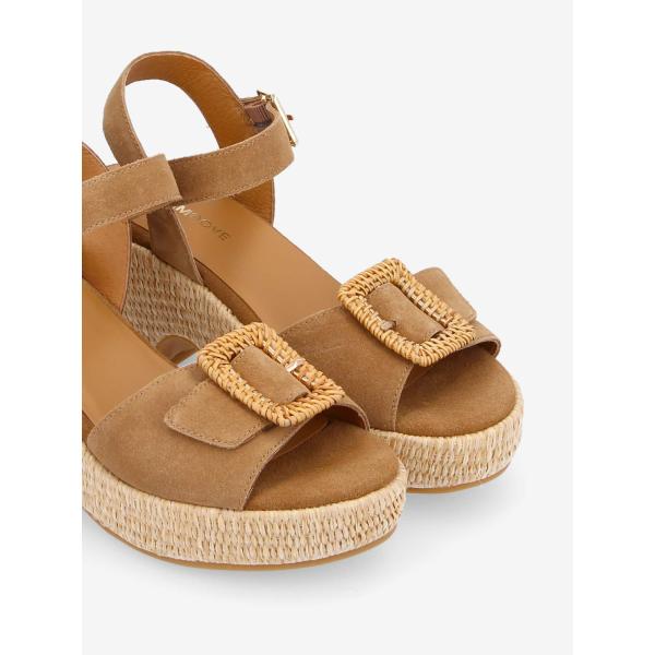 TIHANA BUCKLE W - COWSUEDE - NUTS