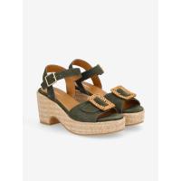 TIHANA BUCKLE W - COWSUEDE - OLIVE