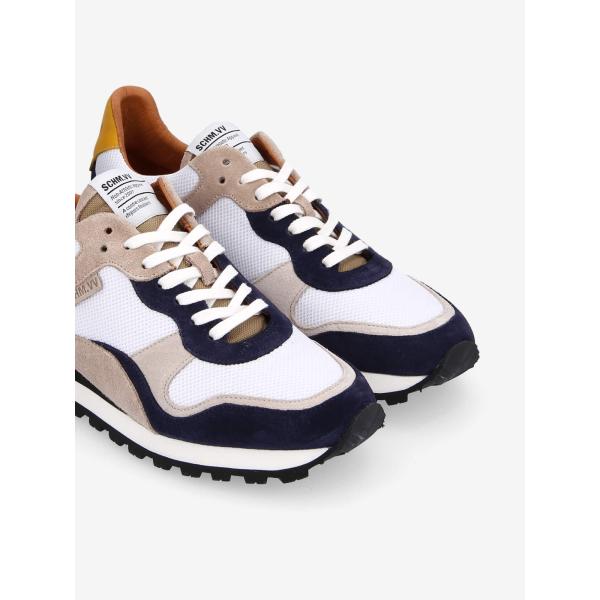TRAX RUNNER - SUEDE/MESH - DEEP BLUE/OFF WHITE