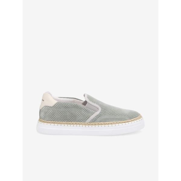 DATA SLIP ON - SUEDE PUNCH - MENTA