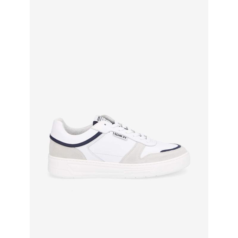 SMATCH SNEAKER - NAPPA/NAPPA - WHITE/NAVYWM