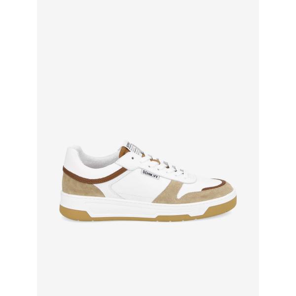 SMATCH SNEAKER - NAPPA - WHITE/TABAC