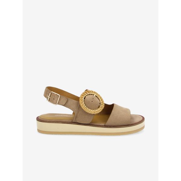 SIGUI SANDALE W - COWSUEDE - NUTS