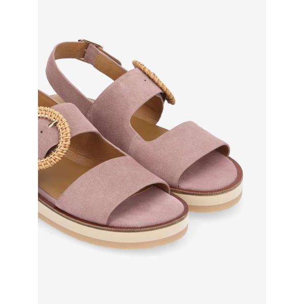 SIGUI SANDALE W - COWSUEDE - OLD PINK