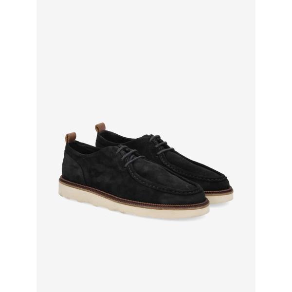 DOCK DERBY - SUEDE/CICLON - BLACK/OLD CAMEL